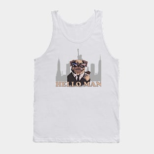 american shirt, hello man, dog shirt Tank Top